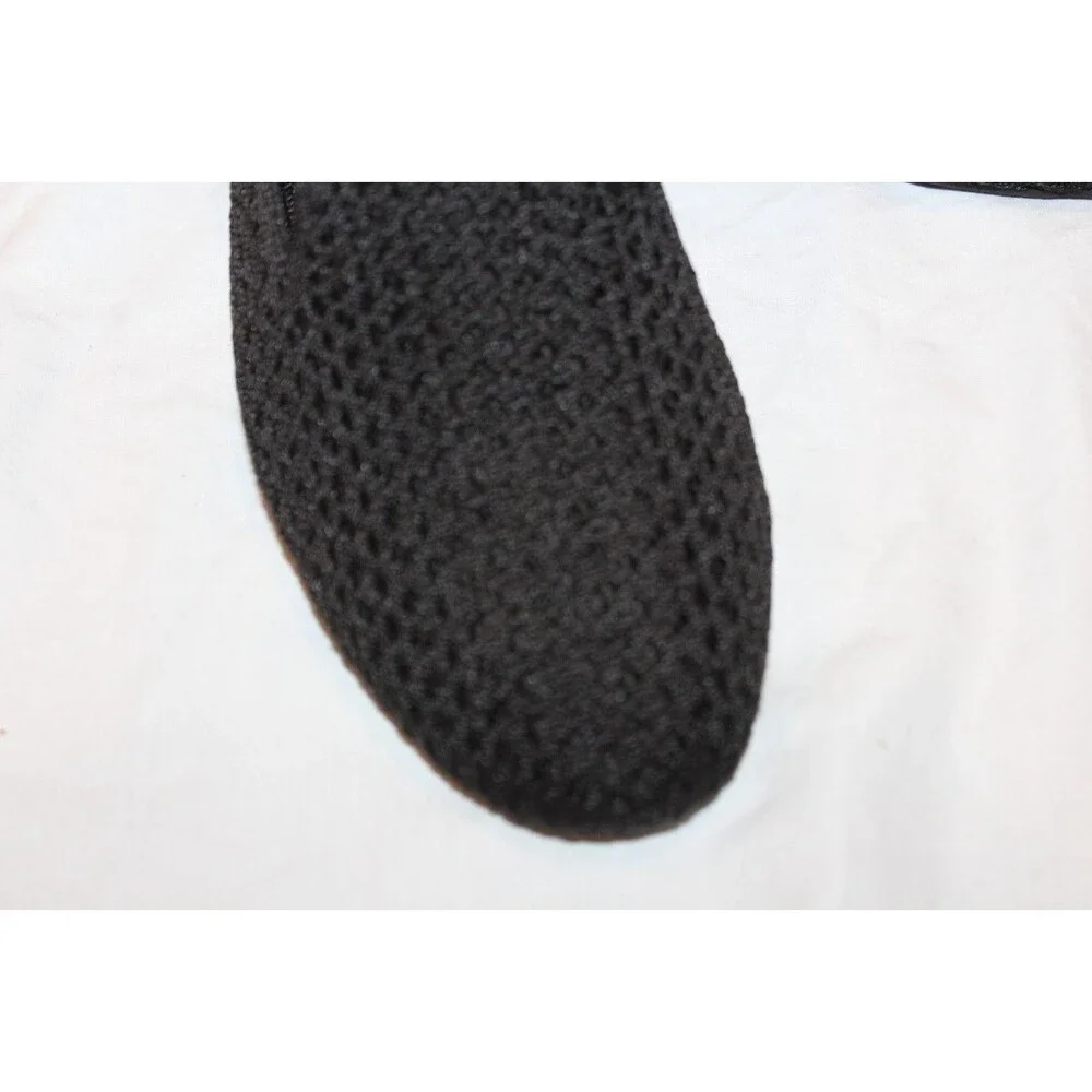 Rothy's The Loafer Casual Slip-On Flats Black Honeycomb Women's 6.5 NEW
